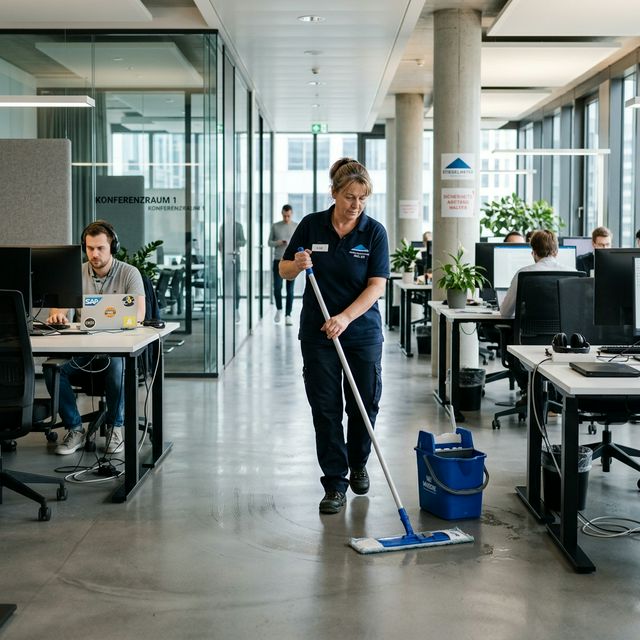 Unterhaltsreinigung Bürogebäude – Rhein F&L GmbH